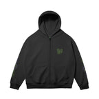 Arc Storm Embroidered Zip Hoodie