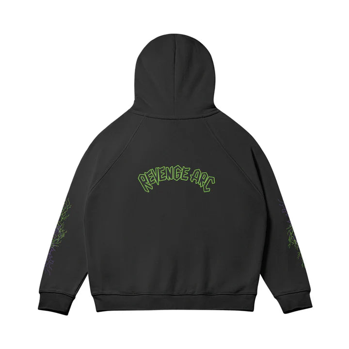 Arc Storm Embroidered Zip Hoodie