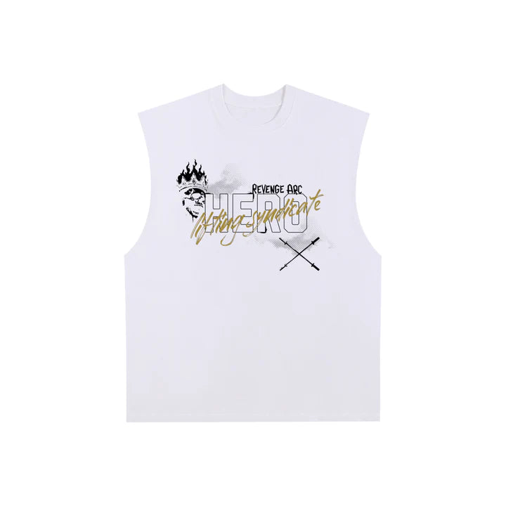 Hero Raw-Edge Tank  Hero Lifting Syndicate