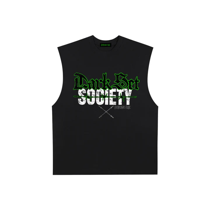 Villain Raw-Edge Tank  Dark Set Society