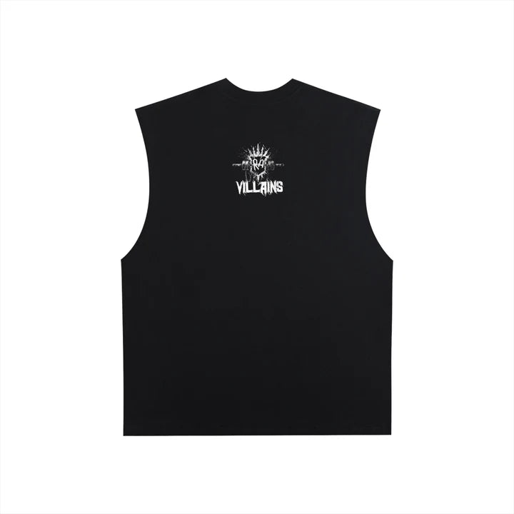 Villain Raw-Edge Tank  Dark Set Society